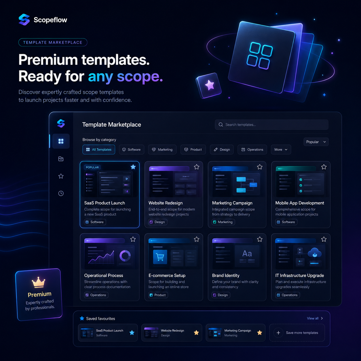 Template marketplace